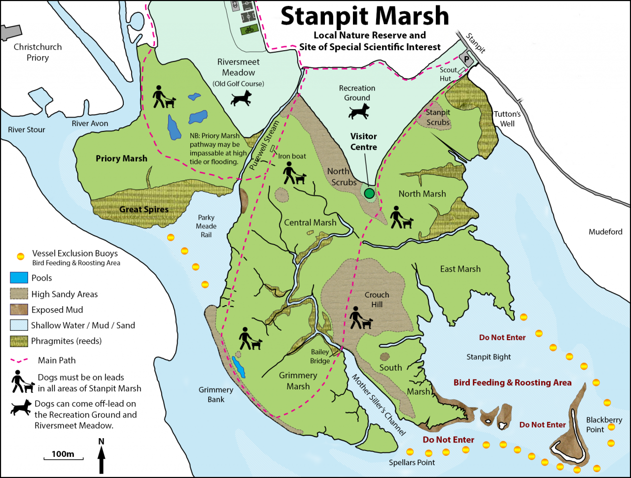 Map, Facilities and Directions – Friends of Stanpit Marsh